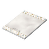 Glitzy Mermaid Blue Glitter Notitieblok (Linkerzijde)