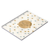 Glitzy Mermaid Blue Glitter Notitieboek (Linkerzijde)