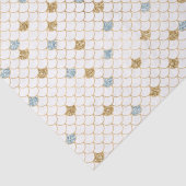 Glitzy Mermaid Blue Glitter Tissuepapier (Detail)