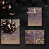 Glitzy minimalist| Metaalhoudende bronkoper Inpakpapier Vel