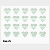 Glitzy Mint Sparkle Hart Sticker (Vel)