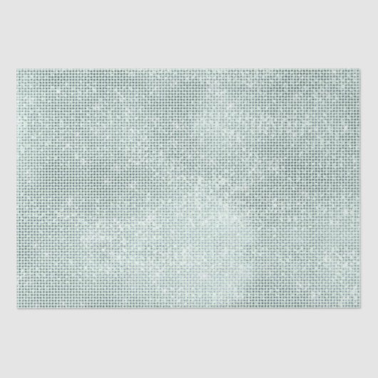 Glitzy Mint Sparkle Tissuepapier (Voorkant)
