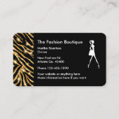 Glitzy Mode Boutique Design Visitekaartje (Voorkant)
