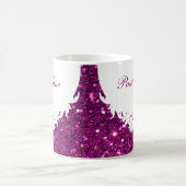 Glitzy Monogram Coffee Mok (Center)