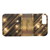 Glitzy Monogram Sparking Case-Mate iPhone Case (Achterkant (Horizontaal))