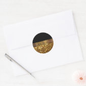 Glitzy Monogram Sticker Labels (Envelop)
