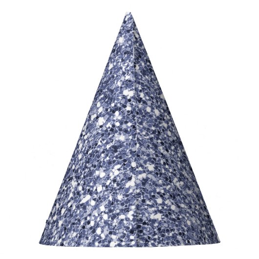 Glitzy Paars Glitter Feesthoedjes (Achterkant)