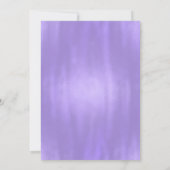 Glitzy Party Dress Sweet 16 Birthday Invitation Kaart (Achterkant)