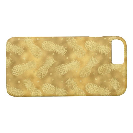 Glitzy Pineappels Case-Mate iPhone Case (Achterkant (Horizontaal))