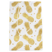 Glitzy Pineappels Medium Cadeauzakje (Voorkant)