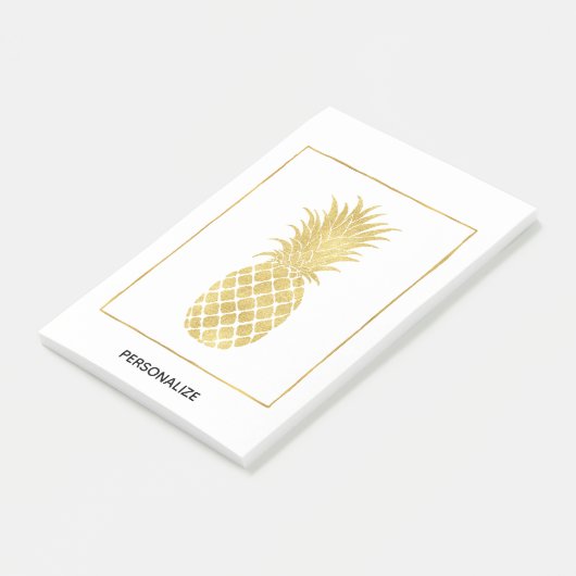 Glitzy Pineappels Post-it® Notes (Schuin)
