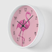 Glitzy Pink Flamingo Wall Decor (Hoek)