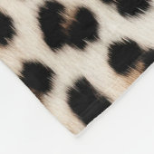 Glitzy Pink Glitter Gouden Wimpers Luipaard Fleece Deken (Hoek)