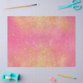 Glitzy Pink Gold Sparkle en Shine Tissuepapier (Craft)