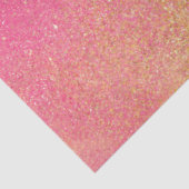 Glitzy Pink Gold Sparkle en Shine Tissuepapier (Detail)