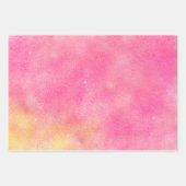 Glitzy Pink Gold Sparkle Shine Inpakpapier Vel (Voorkant 3)