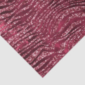 Glitzy Red Glitter Animal Print Tissuepapier (Detail)