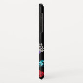 Glitzy Rhinestone Jewels Queen Crown Monogram Case-Mate iPhone Case (Achterkant/links)