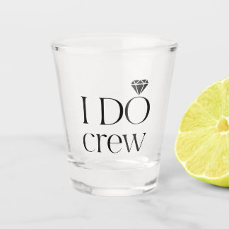 Glitzy - Roos Gold 'I Do Crew' heet glas