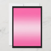 Glitzy Roze Muzieknoten Verjaardag Kaart (Achterkant)