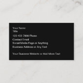 Glitzy Sieraden Visitekaartjes Opale Achtergrond (Achterkant)