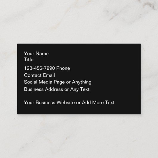 Glitzy Sieraden Visitekaartjes Opale Achtergrond (Achterkant)