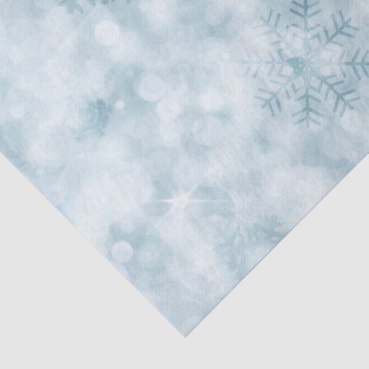 Glitzy Snowflakes Holiday Tissue Paper Tissuepapier (Detail)