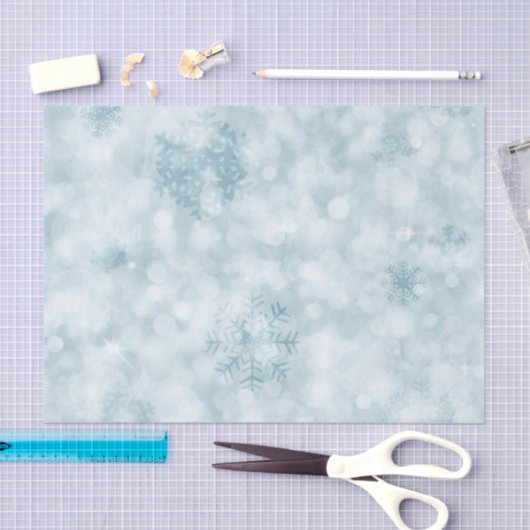Glitzy Snowflakes Holiday Tissue Paper Tissuepapier (Craft)