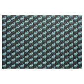 Glitzy Sparkle Aqua Unicorn Stof (Yard (91,4 cm))
