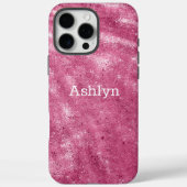 Glitzy Sparkle Pink Case-Mate iPhone Case (Achterkant)