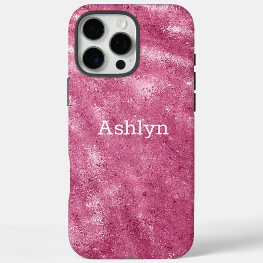 Glitzy Sparkle Pink Case-Mate iPhone Case (Achterkant)