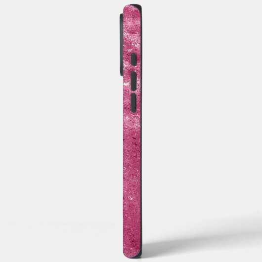 Glitzy Sparkle Pink Case-Mate iPhone Case (Achterkant / Links)