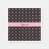 Glitzy Sparkly Lila Glitter Stars Servet (Voorkant)