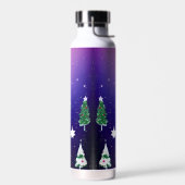 Glitzy waterfles met kerstthema (Links)