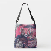 GlitzyAnimal_RedPanda_005 Crossbody Tas (Achterkant)