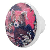 GlitzyAnimal_RedPanda_005 Keramische Knop (Rechts)