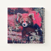 GlitzyAnimal_RedPanda_005 Notitieboek (Achterkant)