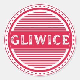 Gliwice City Pride Embleem – Poolse identiteit Ronde Sticker