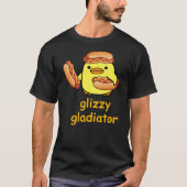 Glizzy Gladiator Duck Hotdog Meme T-shirt (Voorkant)