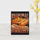 Glizzy Gobbler Funny Wiener Hot Dog Meme Bootleg G Kaart (Gele Bloem)