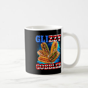 Glizzy Gobbler Grappige Hotdog 4 juli Bbq Patriott Koffiemok