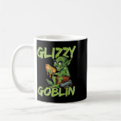 Glizzy Goblin Funny Glizzy Gobbler Hot Dog Lover Koffiemok (Links)