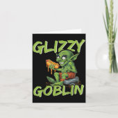 Glizzy Goblin Grappige Glizzy Eter Hot Dog Liefheb Kaart (Voorkant)