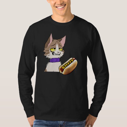 Glizzy Jiggle Jiggle Skin Kitty Cat meow Meow MEOW T-shirt (Voorkant)