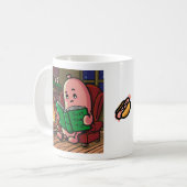 Glizzy's "Het topje van de ochtend" Koffiemok (Voorkant links)