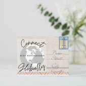 Globaal Briefkaart verbinden (Staand voorkant)