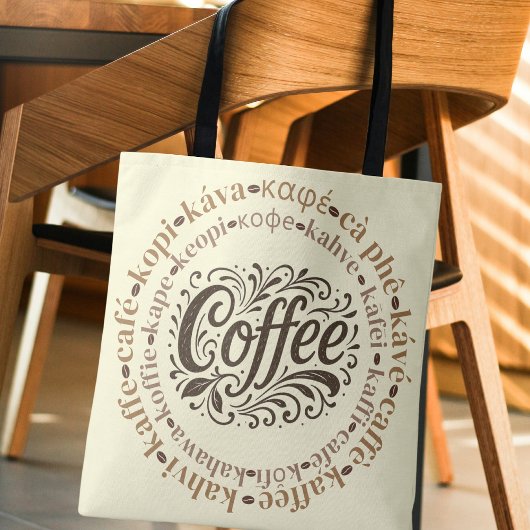 Globaal Coffee Circle Tote Bag