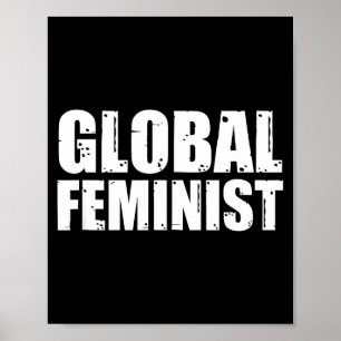 Globaal Feministische Gelijkheid Empowerment Werel Poster