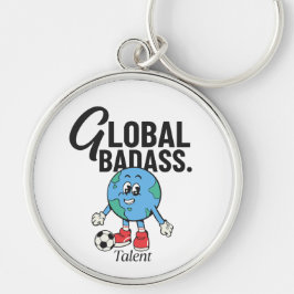 Globaal stoer talent sleutelhanger