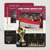 Globaal Voetbalherinneringen 2026 Kaarten (Voorkant / Achterkant)